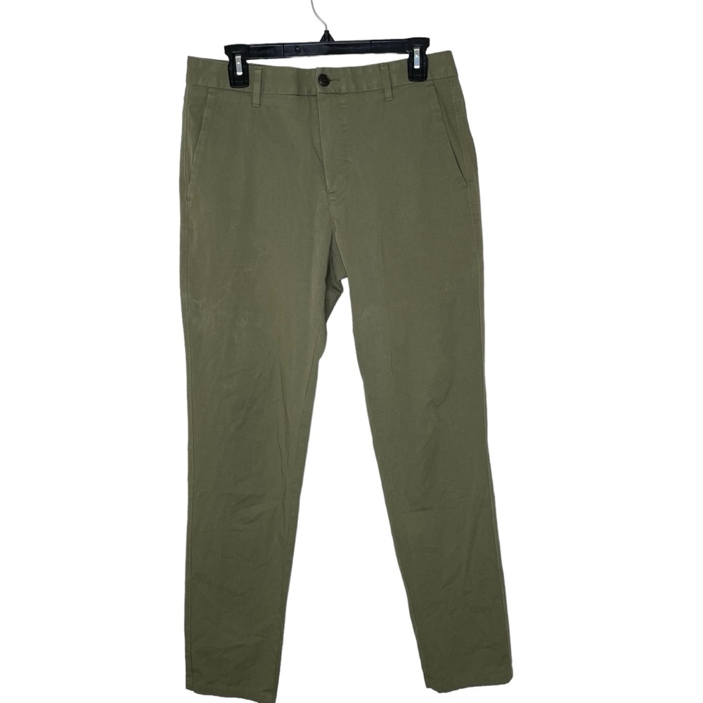 NEW WITH TAGS‎ Everlane Dark Olive Performance Chino Uniform Straight 31 x 32